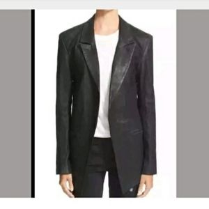 RTA Iggy' Lambskin Leather Blazer Women's Jacket